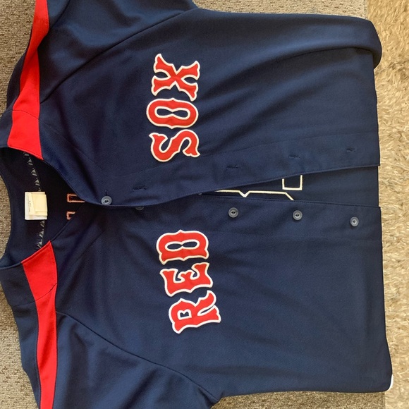 Red Sox Navy and Red Jersey - Picture 7 of 8